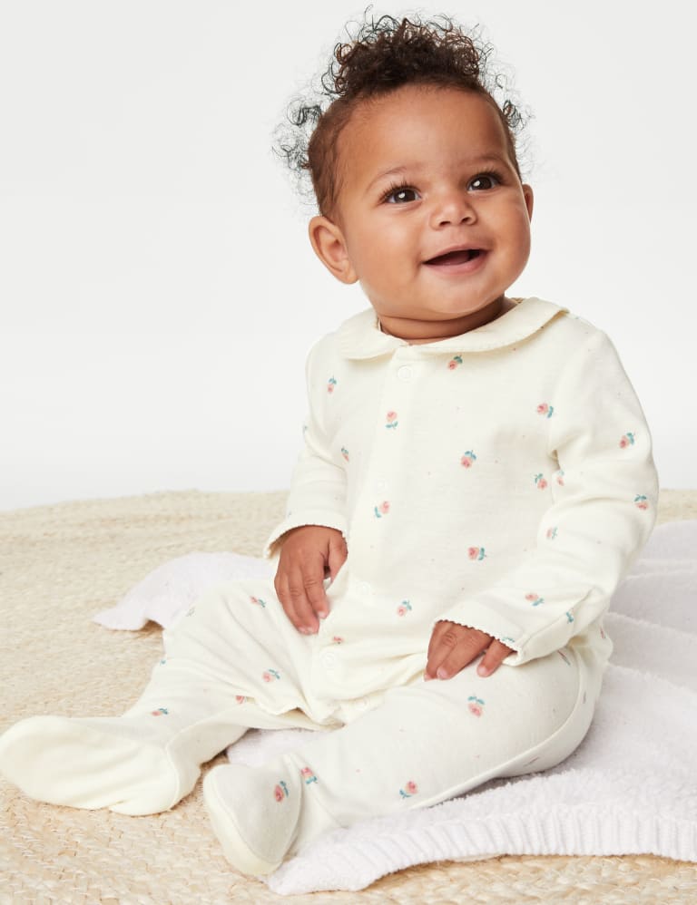 Marks and spencer baby girl sleepsuits discount