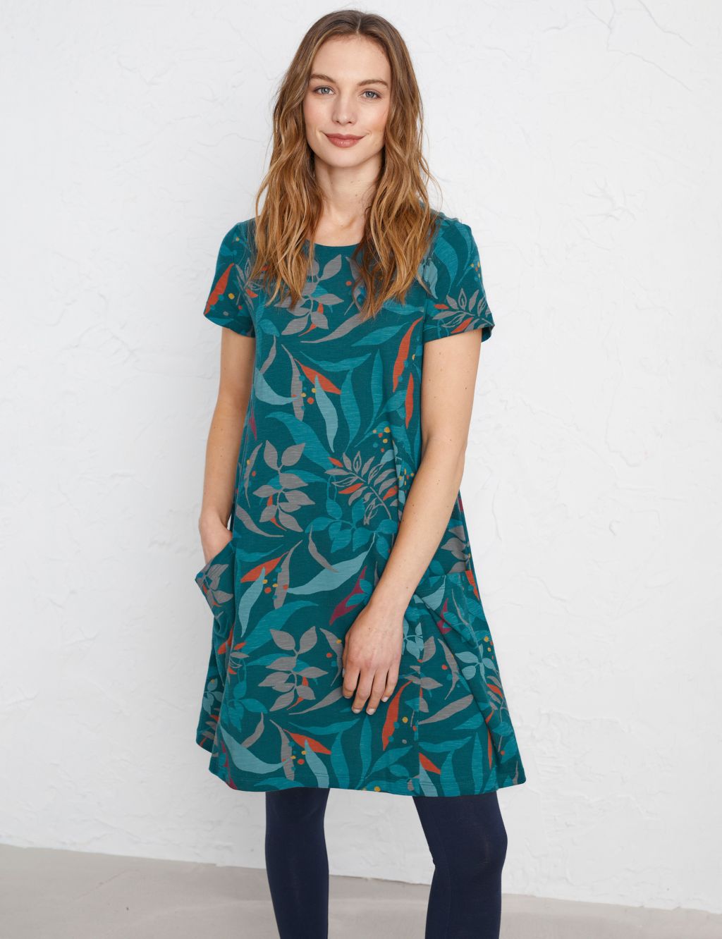 Pure Cotton Floral Swing Dress | Seasalt Cornwall | M&S