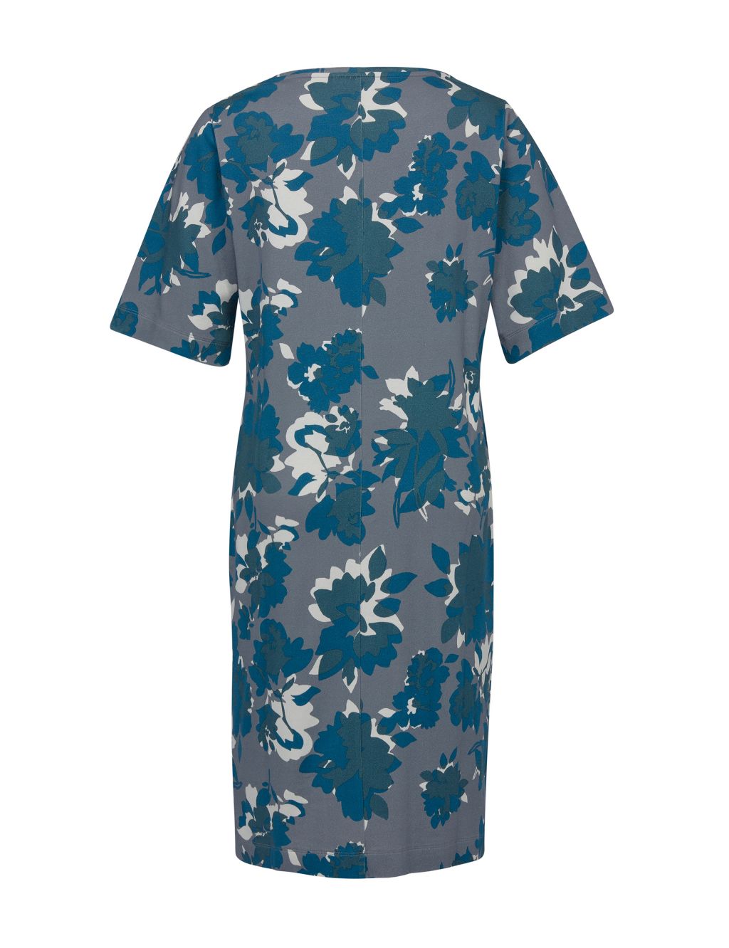 Pure Cotton Floral T-Shirt Dress 2 of 6