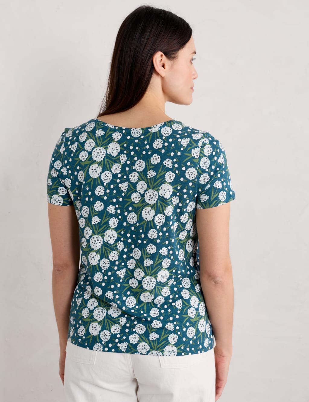 Pure Cotton Floral T-Shirt | Seasalt Cornwall | M&S