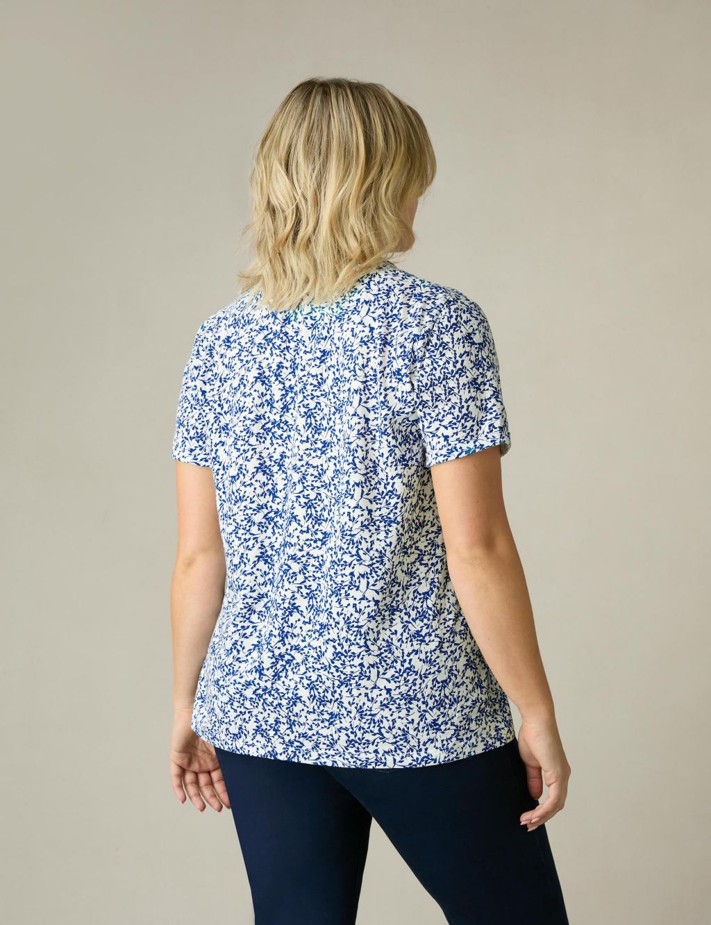 Pure Cotton Floral T-Shirt 4 of 9