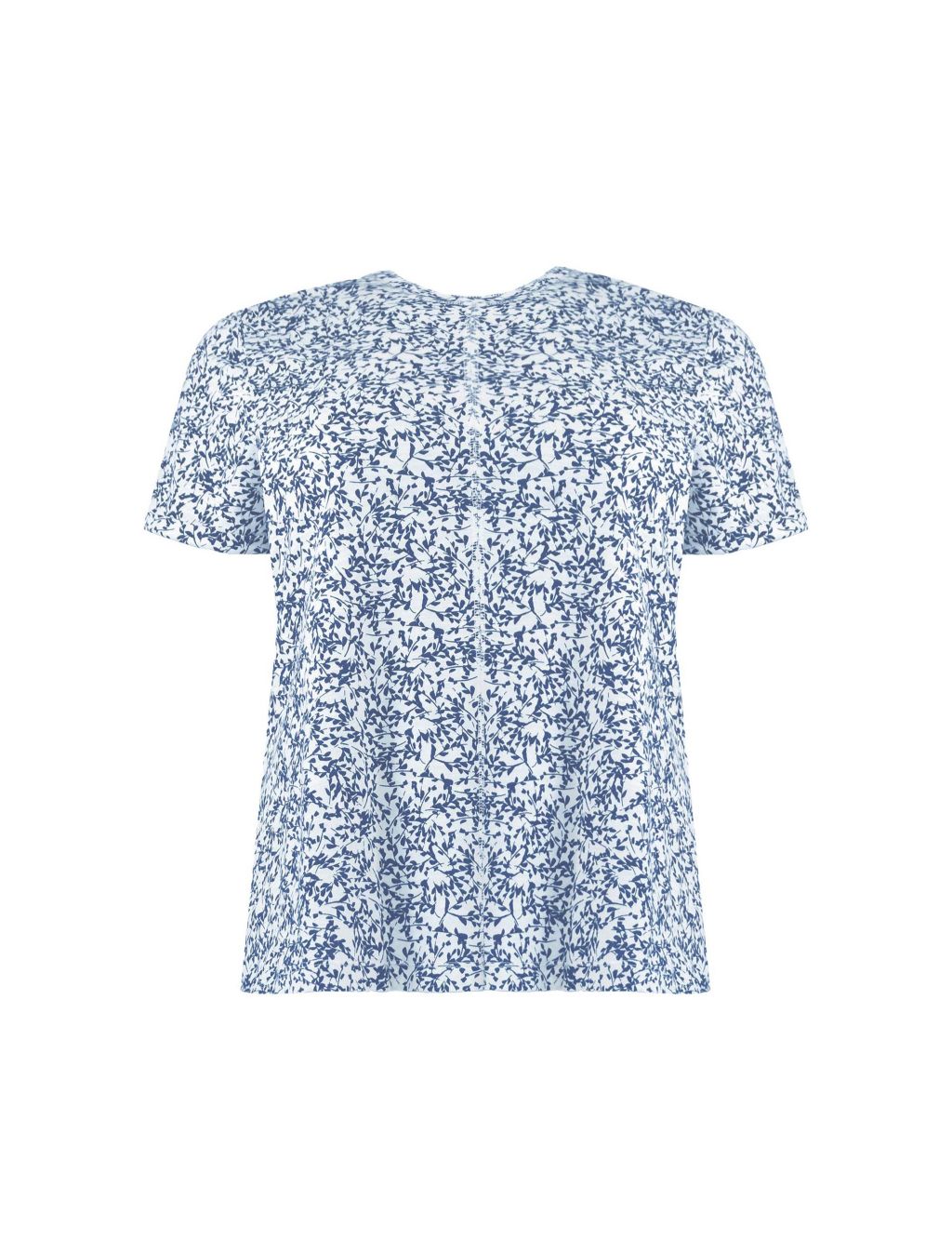 Pure Cotton Floral T-Shirt 1 of 9