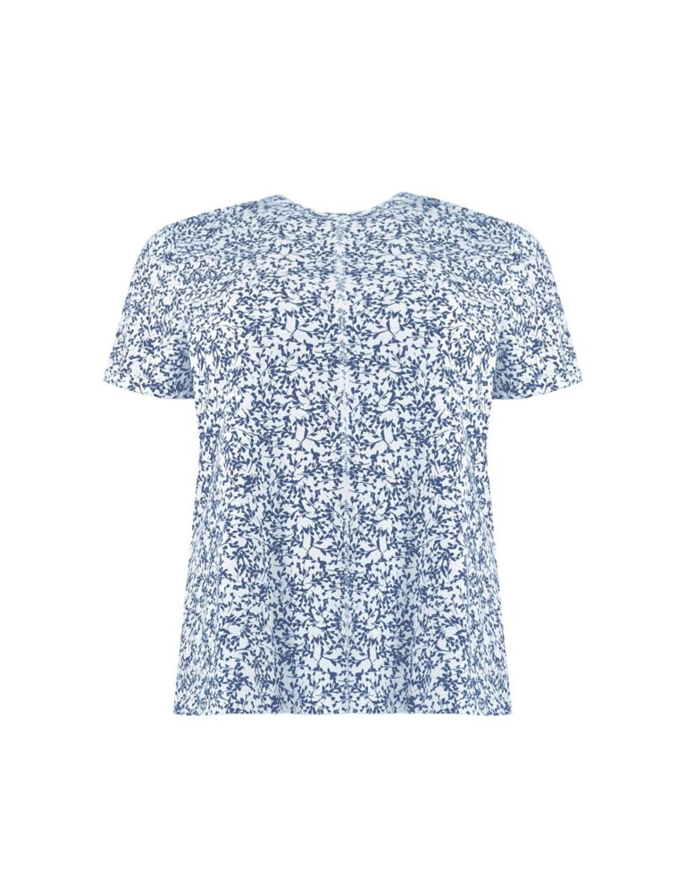 Pure Cotton Floral T-Shirt 2 of 9