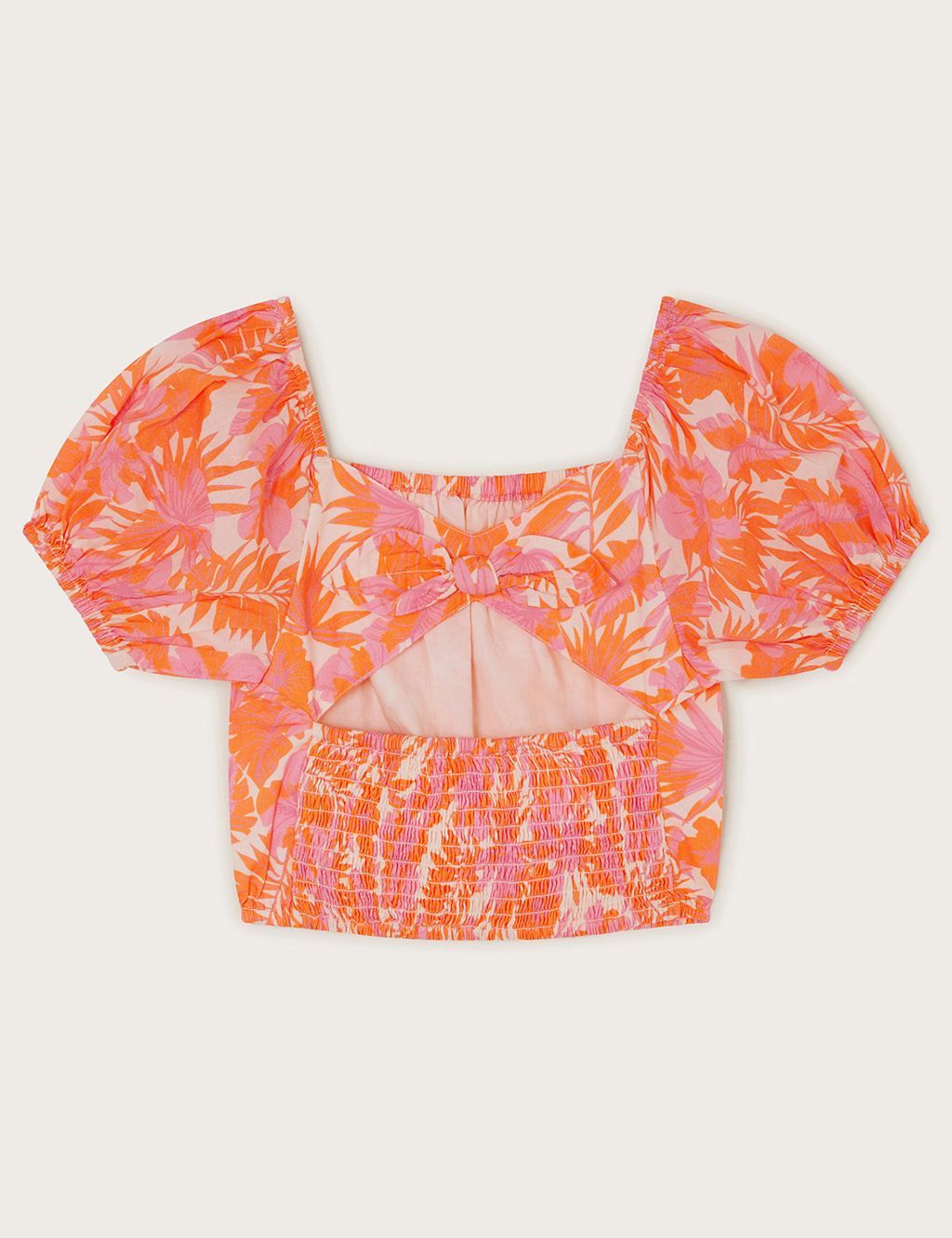Pure Cotton Floral Top (3-13 Yrs) 1 of 3