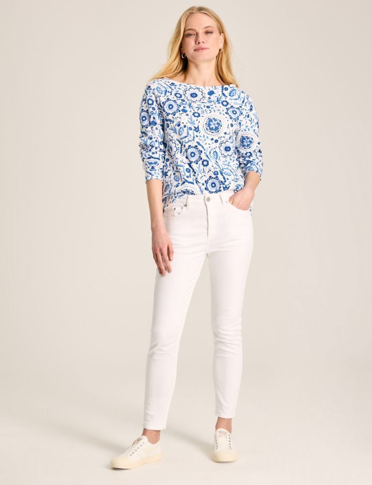 Pure Cotton Floral Top 3 of 6
