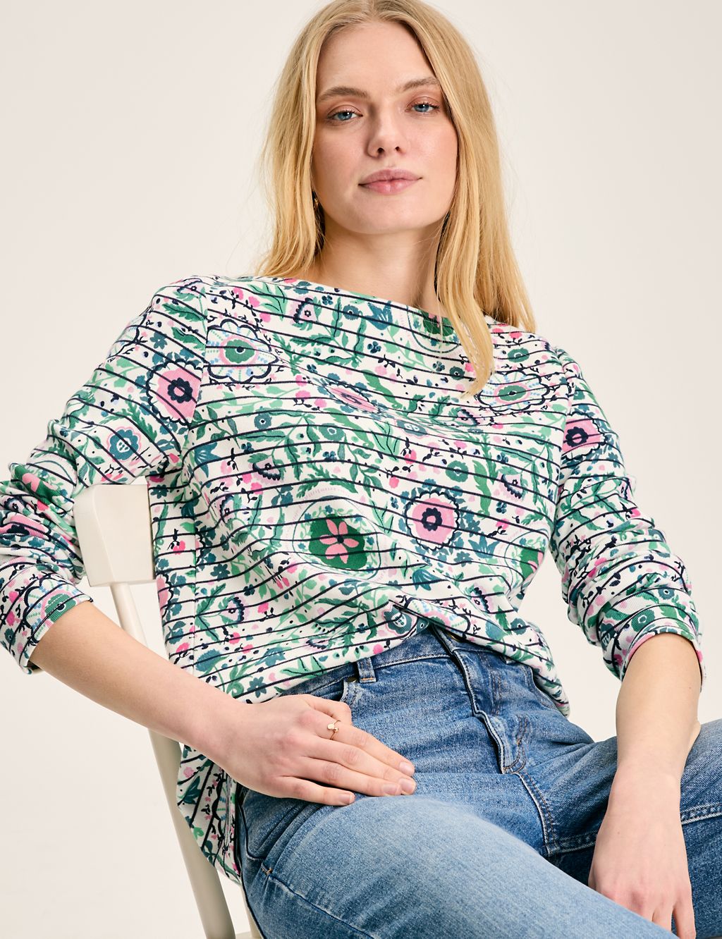 Pure Cotton Floral Top 5 of 7
