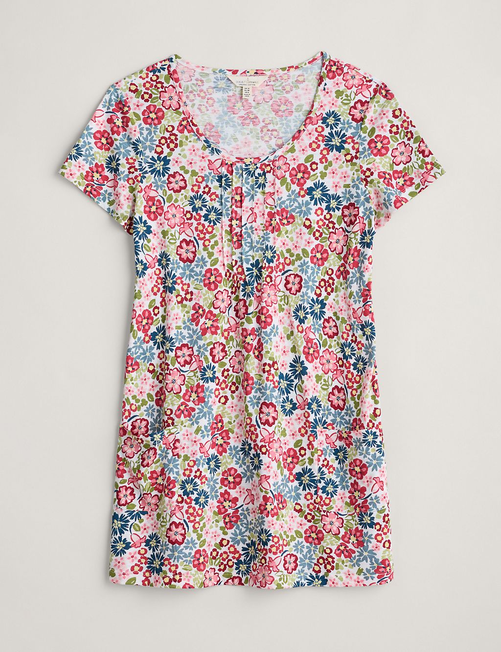 Pure Cotton Floral Tunic 1 of 5