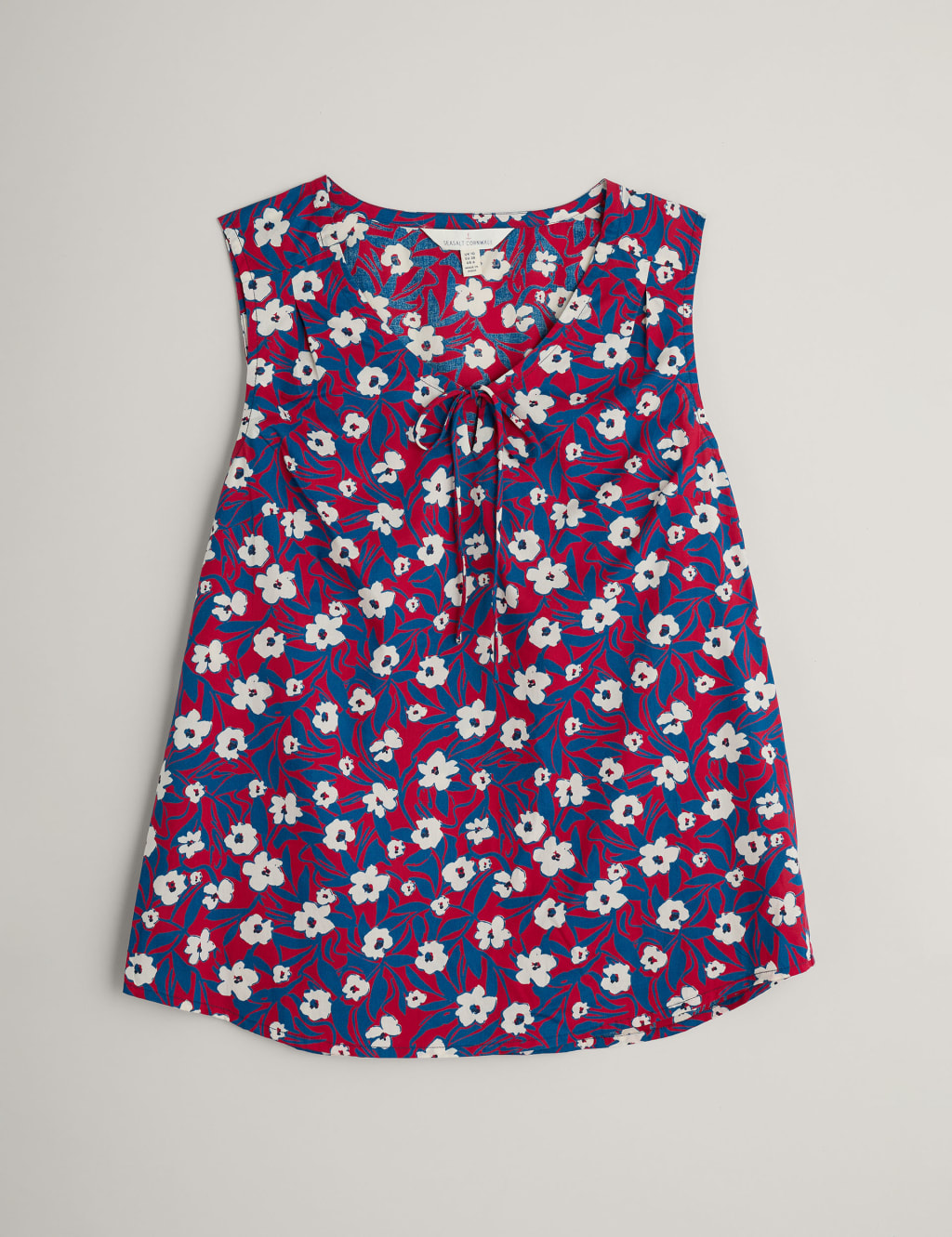 Pure Cotton Floral V-Neck Vest Top | Seasalt Cornwall | M&S