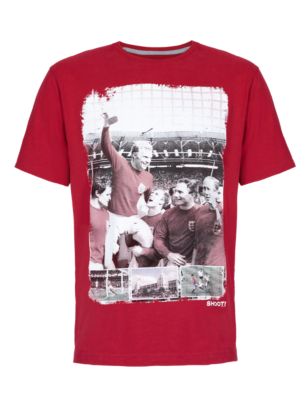 Pure Cotton Football T-Shirt Image 2 of 4