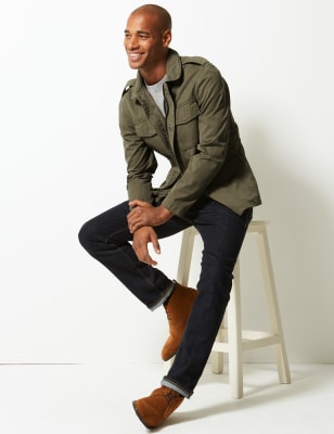 M&s deals green jacket