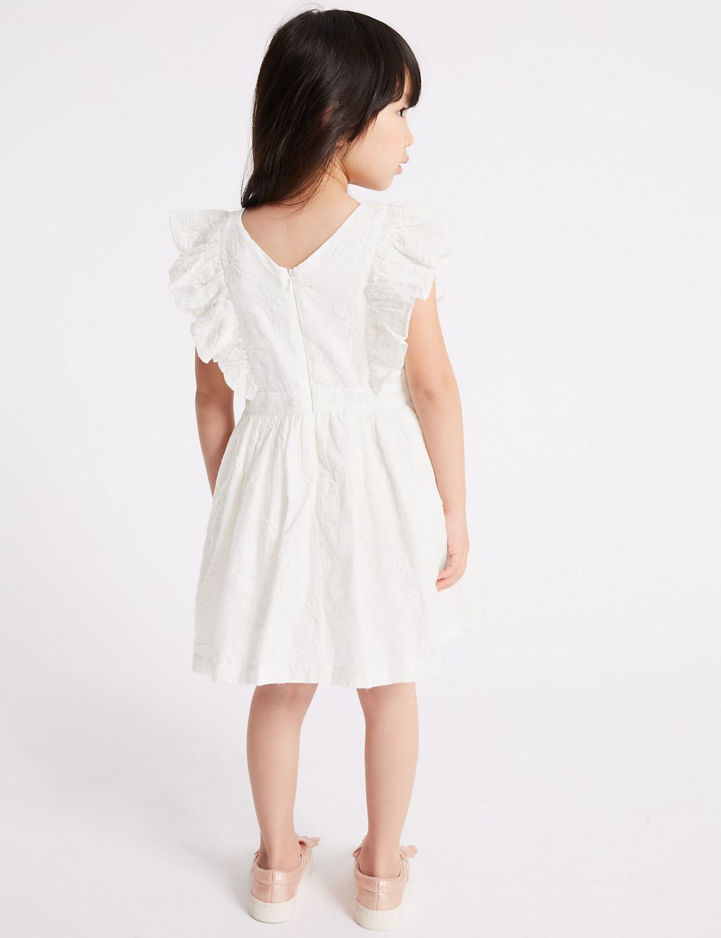 Pure Cotton Frill Dress (3 Months - 7 Years) 2 of 3