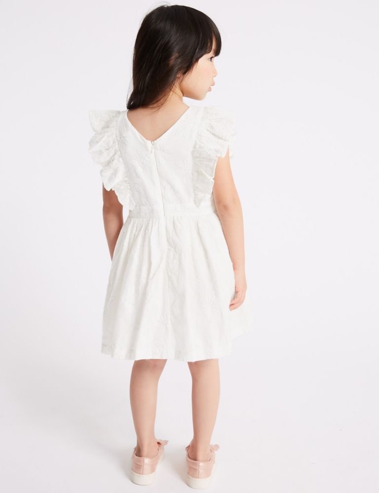 Pure Cotton Frill Dress (3 Months - 7 Years) 3 of 3