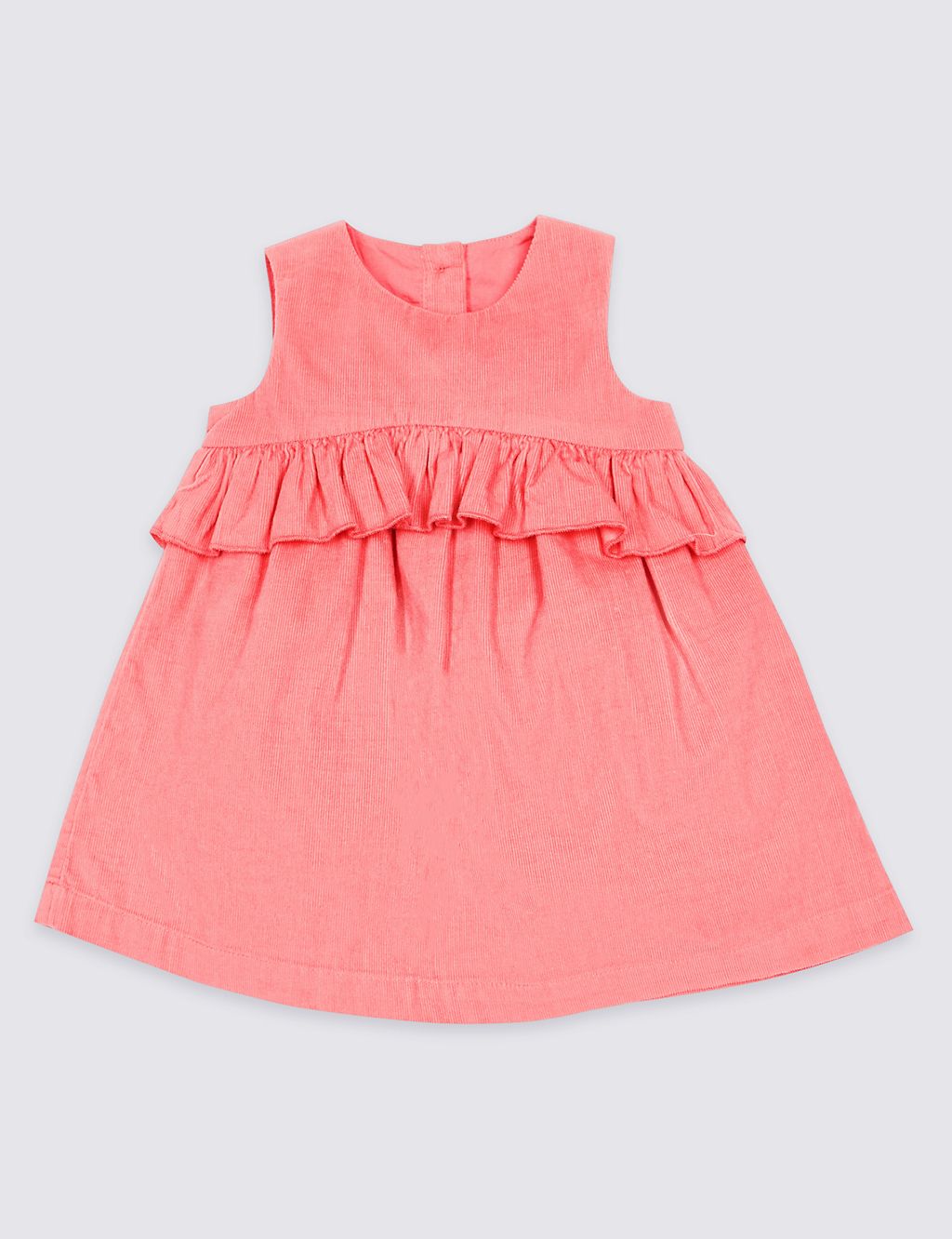 Pure Cotton Frill Pinny Baby Dress 3 of 5