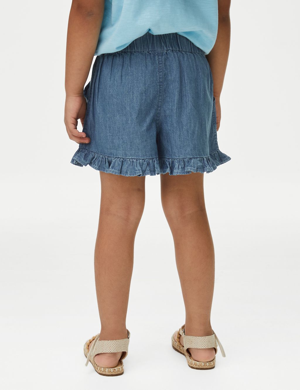 Pure Cotton Frill Shorts (2-8 Yrs) 5 of 5