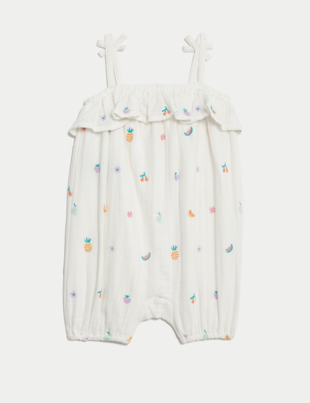 Pure Cotton Fruit Romper (0-3 Yrs) 2 of 5