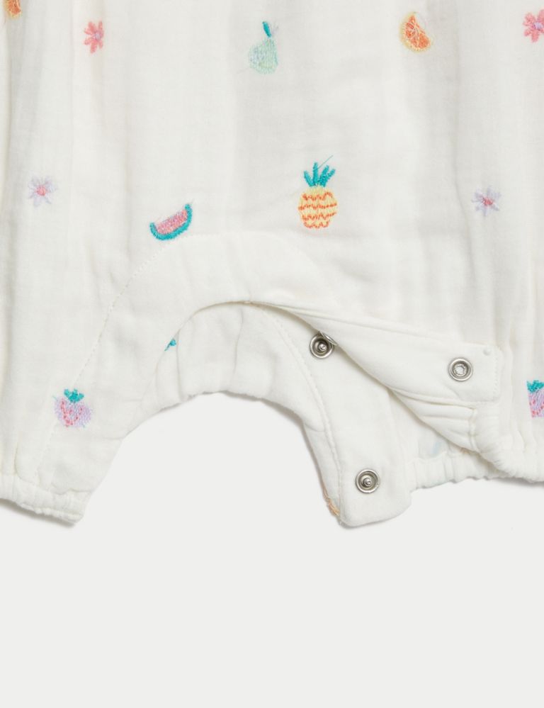 Pure Cotton Fruit Romper (0-3 Yrs) 4 of 5