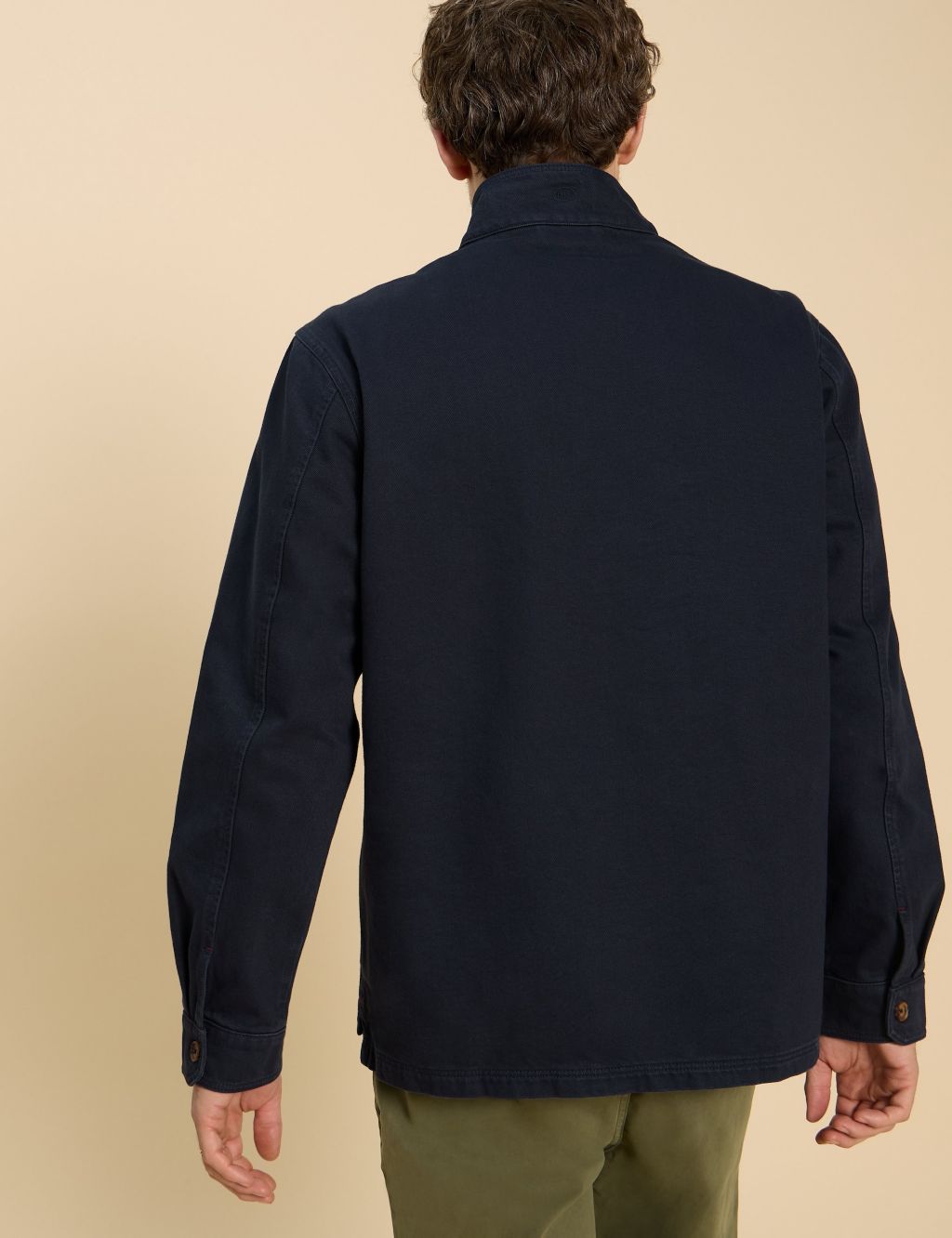 Pure Cotton Funnel Neck Jacket 2 of 6