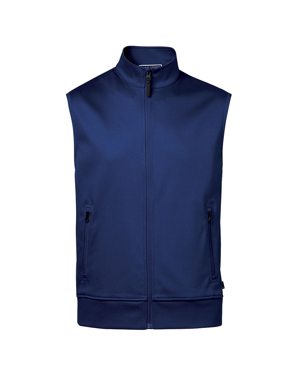 Pure Cotton Funnel Neck Zip Up Gilet 1 of 6