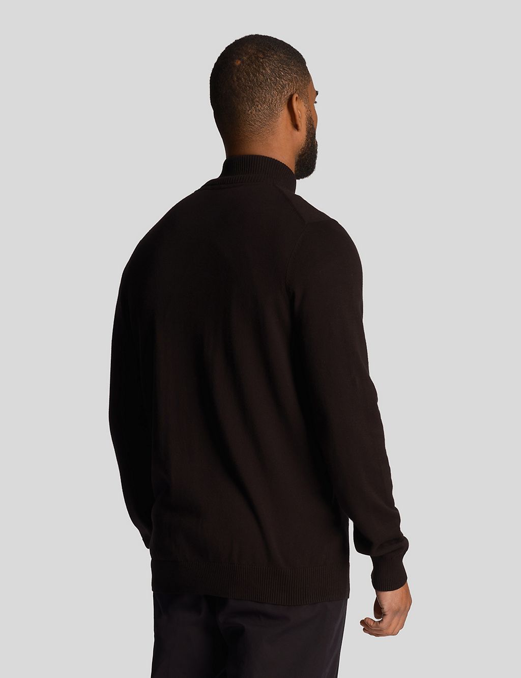 Pure Cotton Funnel Neck Zip Up Jumper 2 of 4
