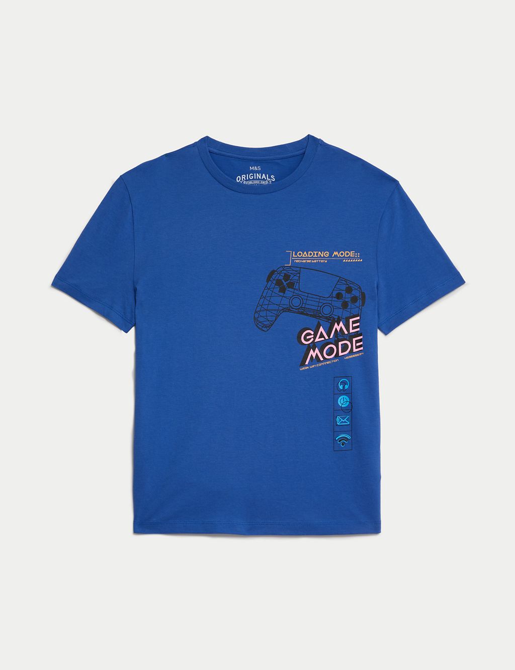 Pure Cotton Gaming T-Shirt (6-16 Yrs) 1 of 2