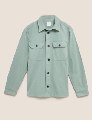 m and s overshirt