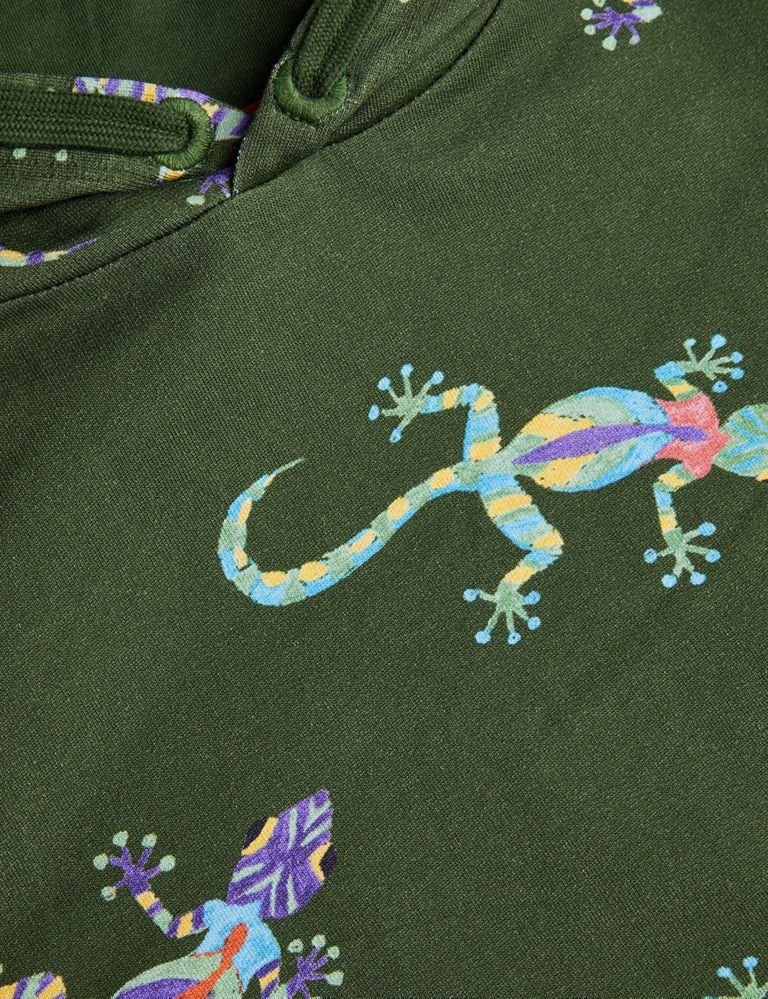 Pure Cotton Gecko Hoodie (3-13 Yrs) 3 of 3