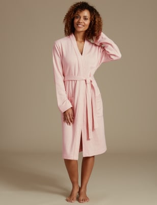 Cotton dressing gown on sale marks and spencer