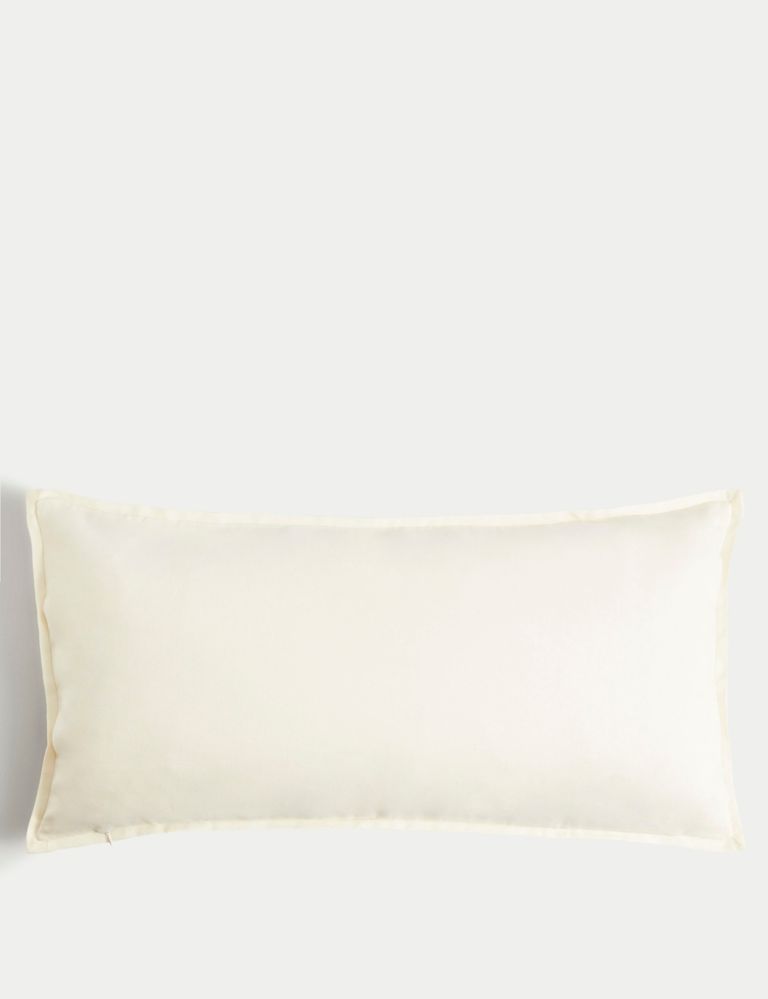 Pure Cotton Geometric Bolster Cushion 3 of 5
