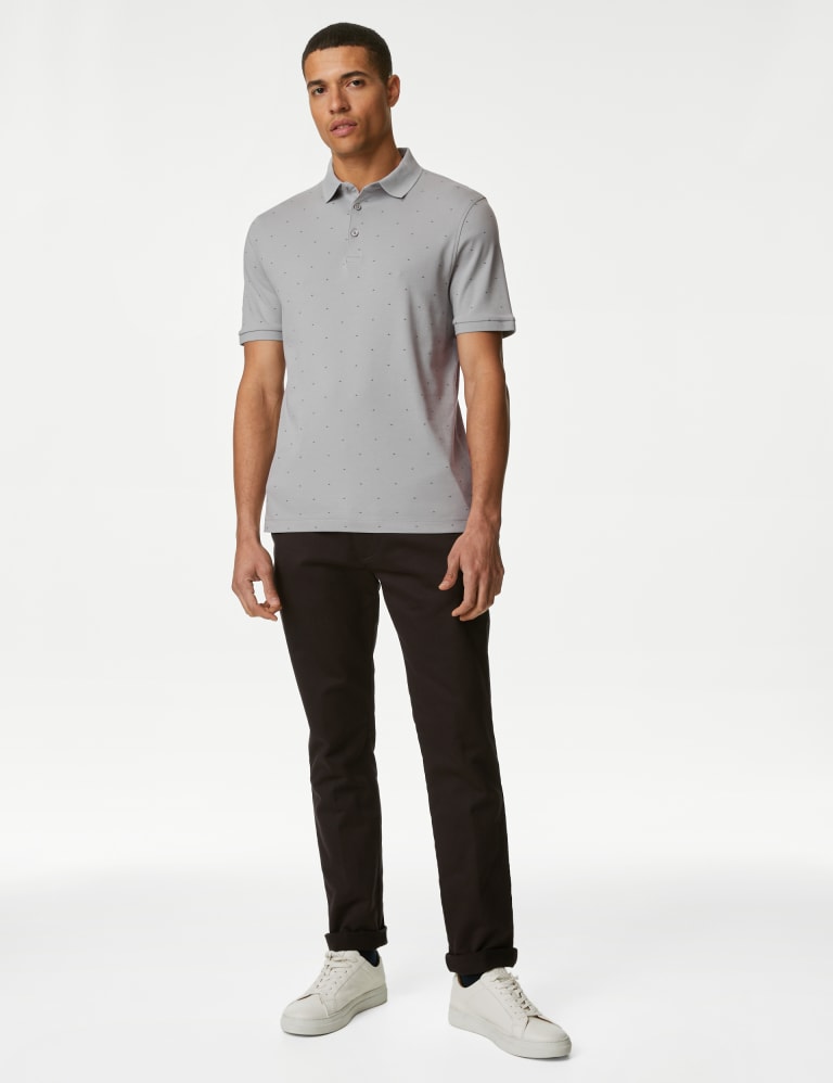 white polo shirt m&s