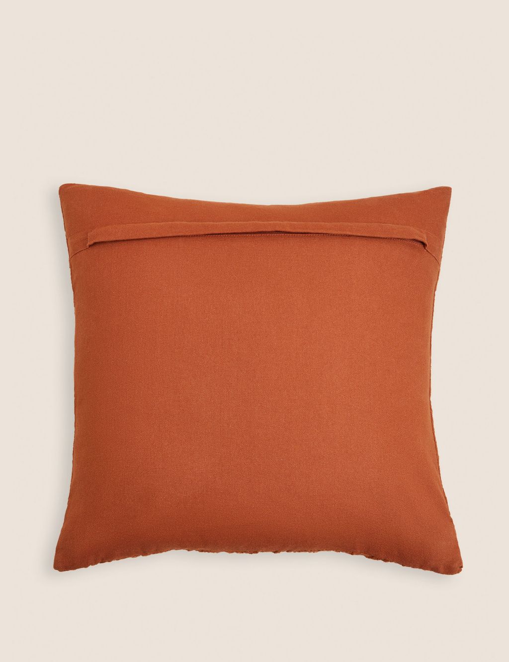 Pure Cotton Geometric Textured Cushion 2 of 5