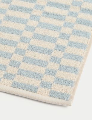 Pure Cotton Geometric Towel Image 2 of 5