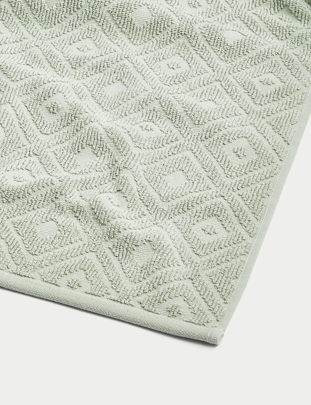 Pure Cotton Geometric Towel 5 of 5
