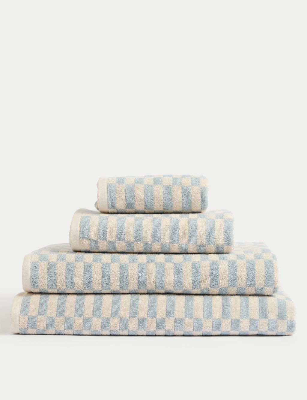 Pure Cotton Geometric Towel 2 of 5