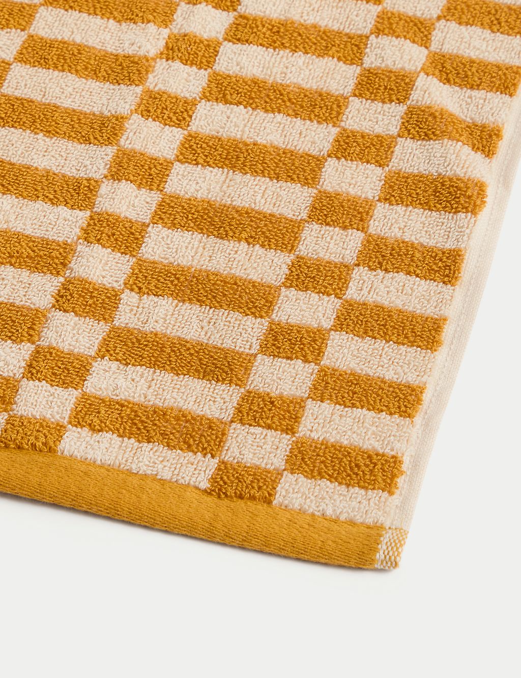 Pure Cotton Geometric Towel 1 of 7