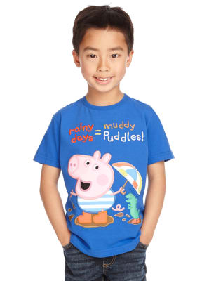 Boys peppa pig store shirt