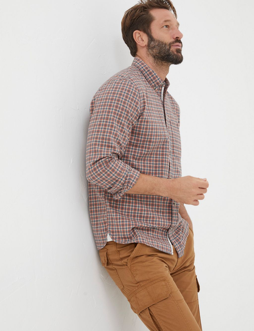 Pure Cotton Gingham Check Shirt 4 of 5