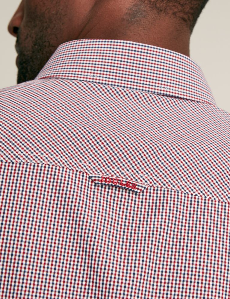 Pure Cotton Gingham Check Shirt 7 of 7
