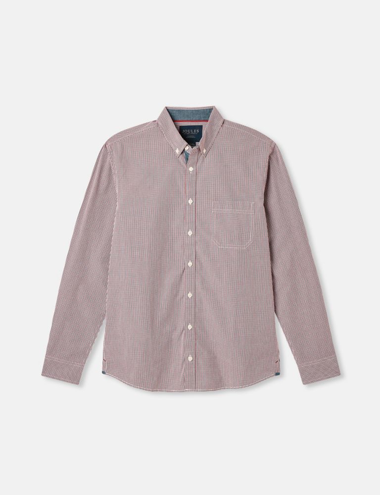 Pure Cotton Gingham Check Shirt 2 of 7