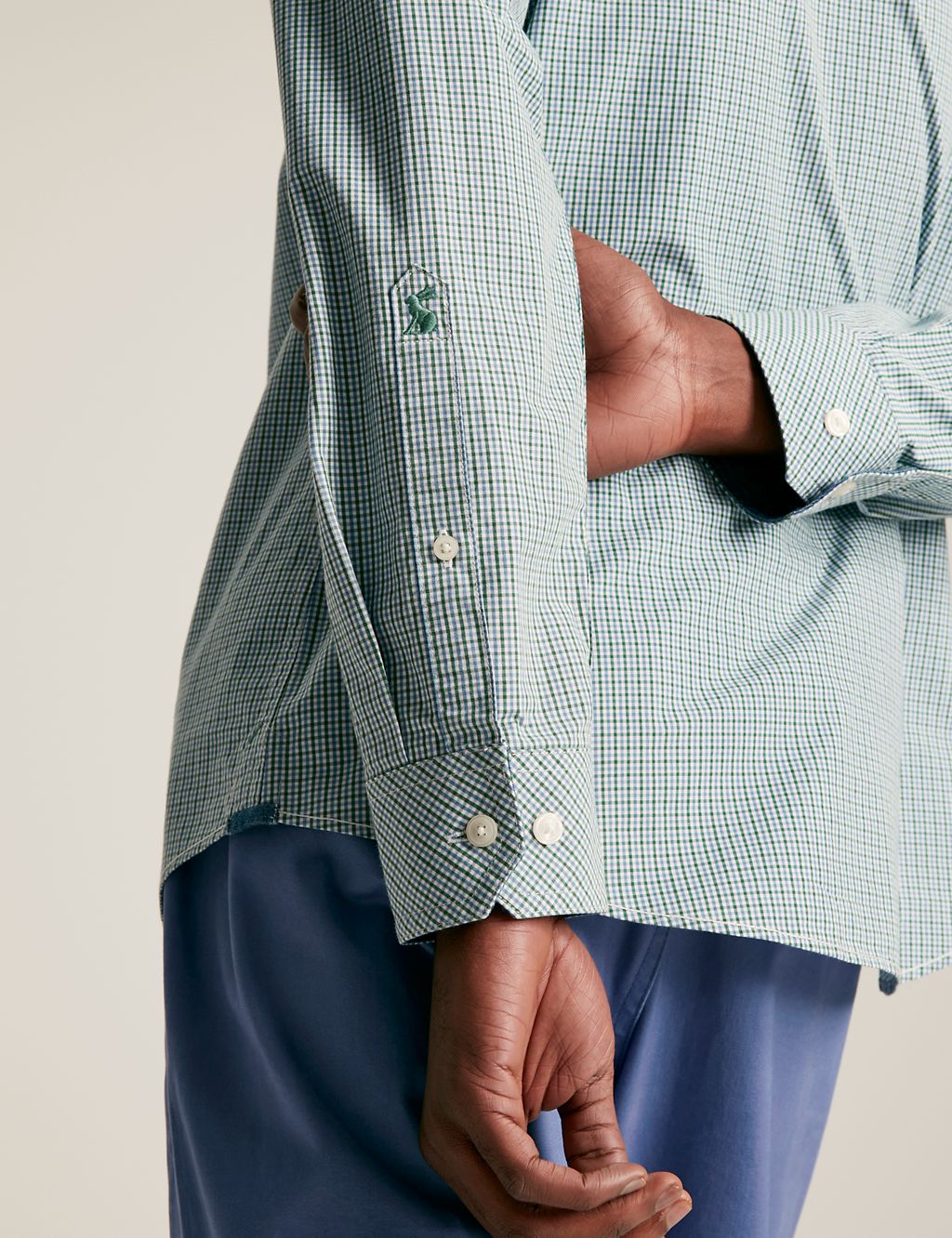 Pure Cotton Gingham Check Shirt 5 of 6