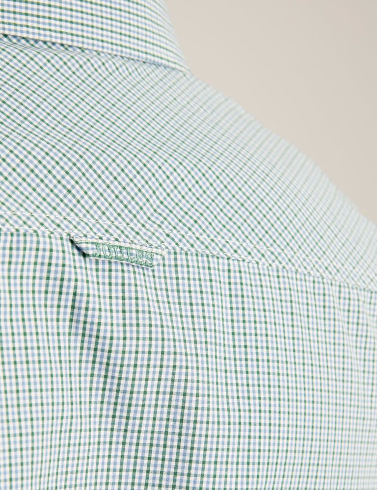 Pure Cotton Gingham Check Shirt 6 of 6
