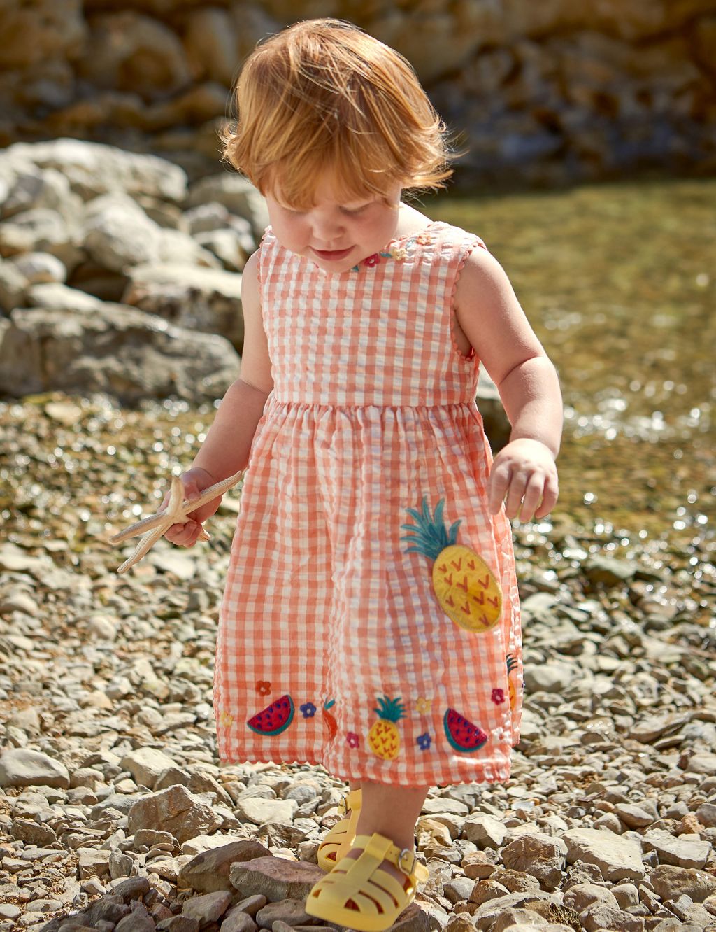 Pure Cotton Gingham Dress (6 Mths-7 Yrs) 3 of 4