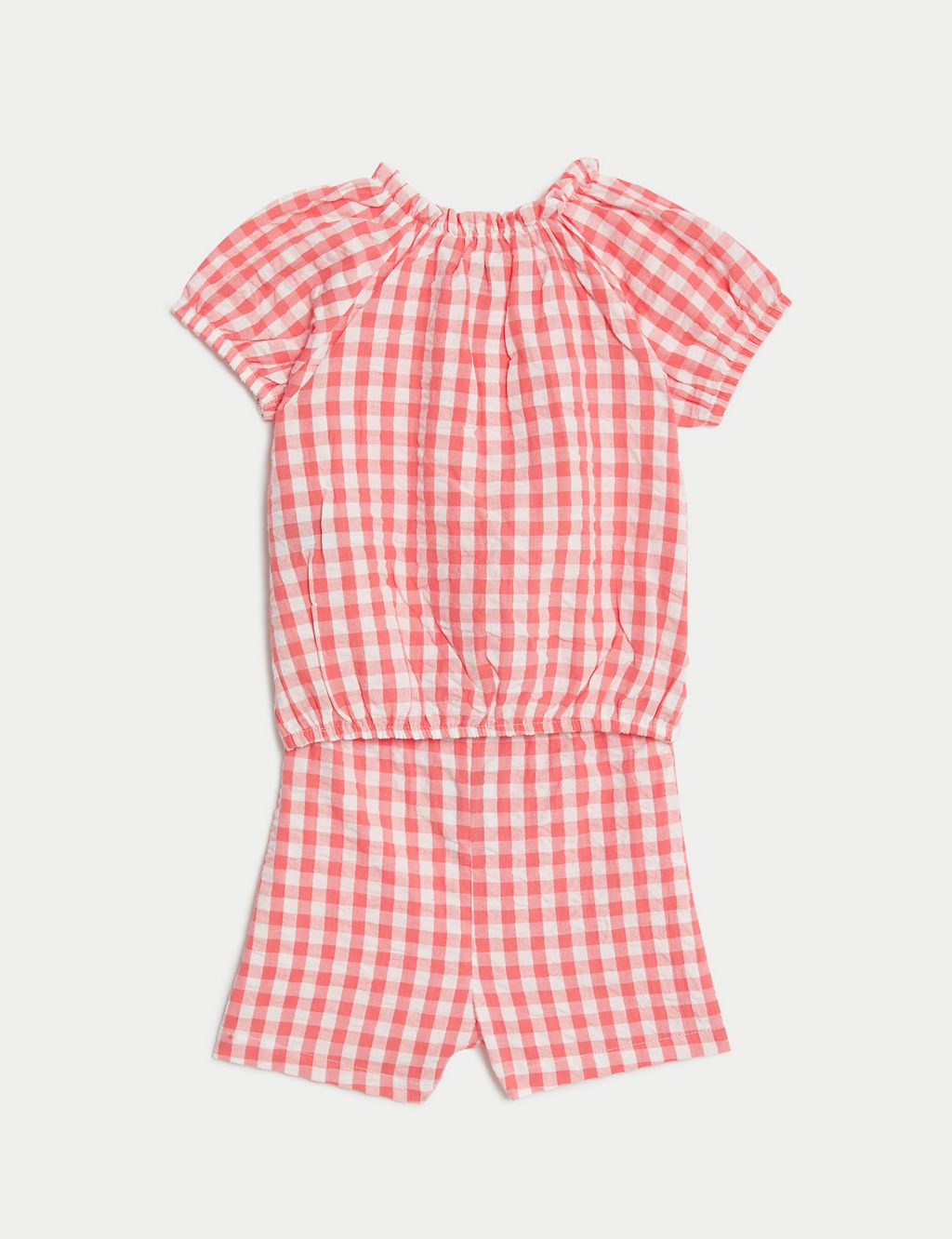 Pure Cotton Gingham Outfit (0-3 Yrs) 2 of 7