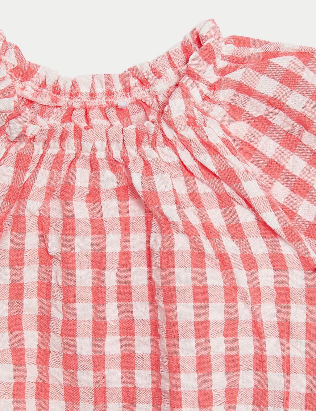 Pure Cotton Gingham Outfit (0-3 Yrs) 4 of 7