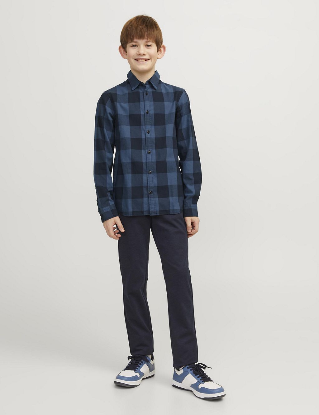 Pure Cotton Gingham Shirt (8-16 Yrs) 2 of 7