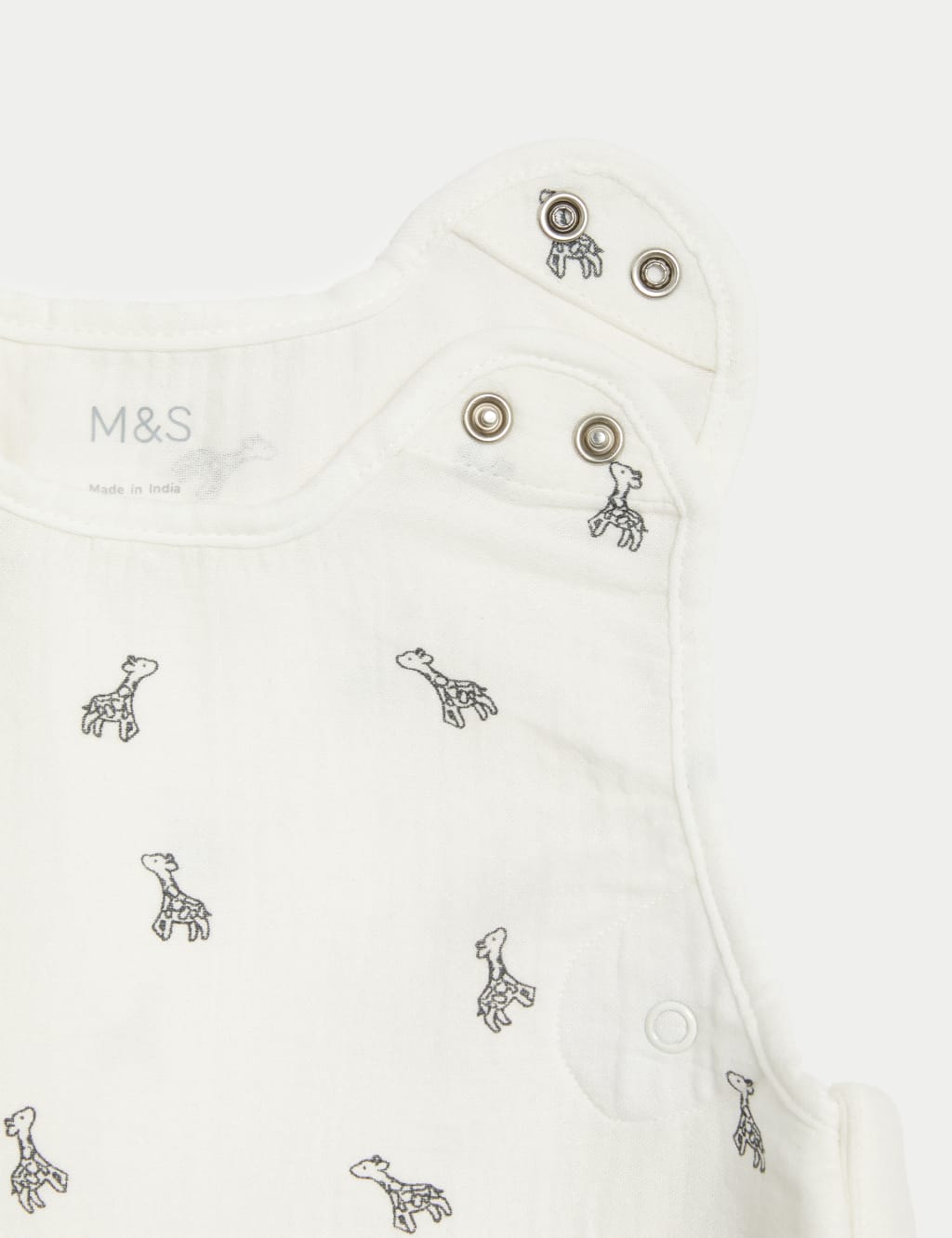 Pure Cotton Giraffe 0.5 Tog Sleeping Bag (03 Yrs) M&S Collection M&S