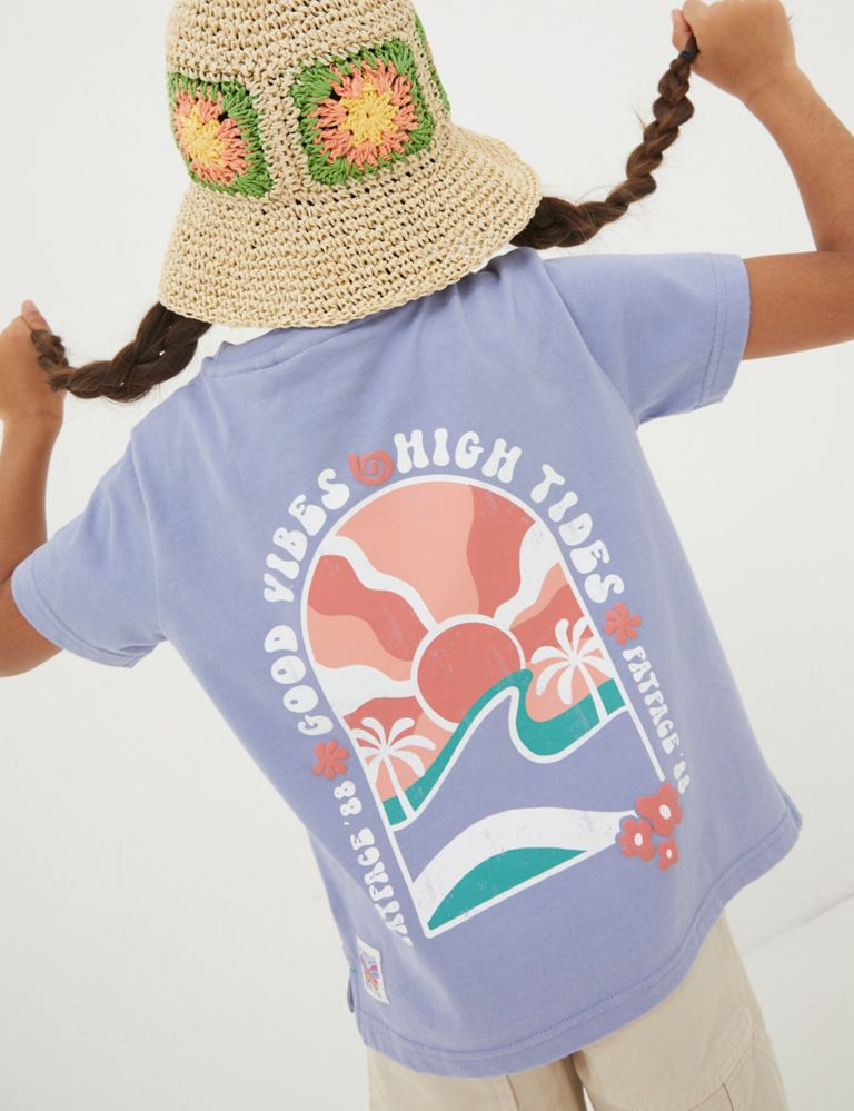 Pure Cotton Good Vibes T-Shirt (3-13 Years) 3 of 4