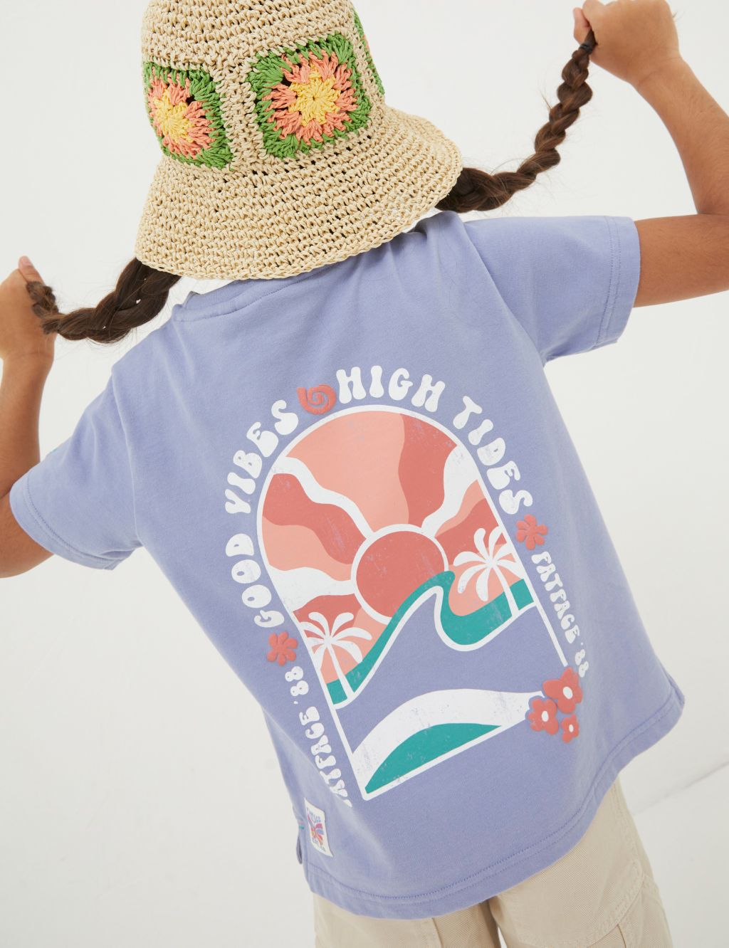 Pure Cotton Good Vibes T-Shirt (3-13 Years) 2 of 4