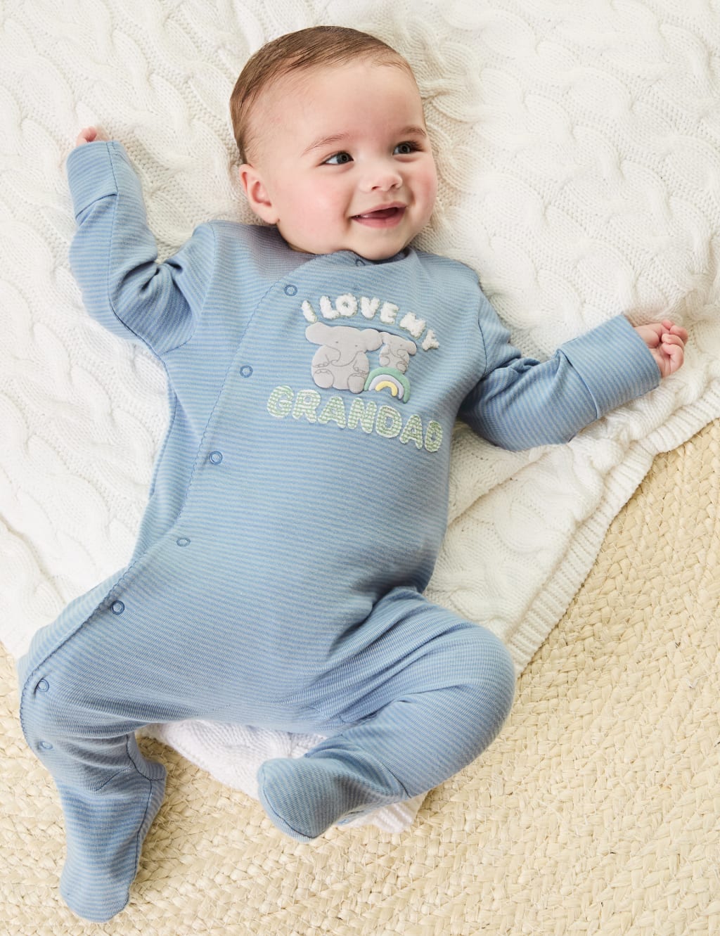 Pure Cotton Grandad Slogan Sleepsuit (0-9 Mths) 6 of 6