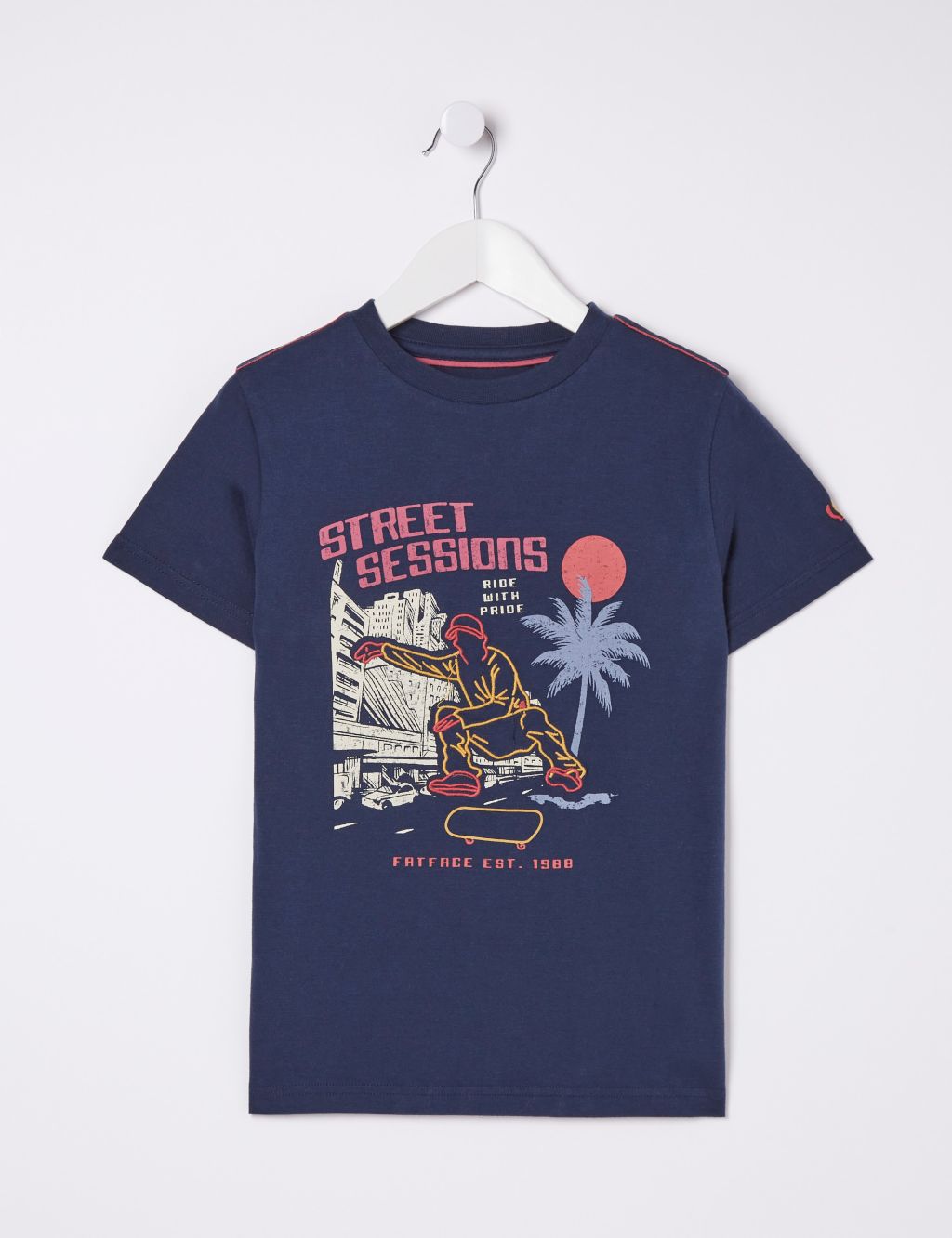 Pure Cotton Graphic T-Shirt (3-13 Yrs) 1 of 4