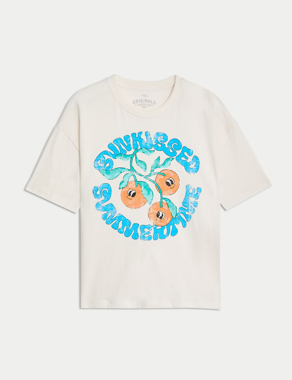 Pure Cotton Graphic T-Shirt (6-16 Years) 1 of 6